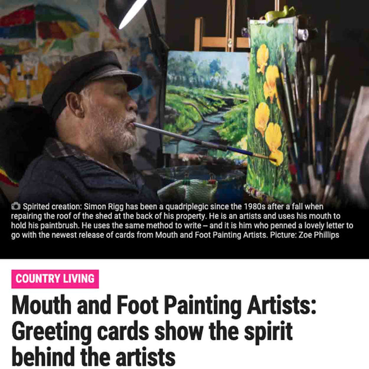 Simon Rigg Interview Mouth & Foot Painting Artists Pty. Limited